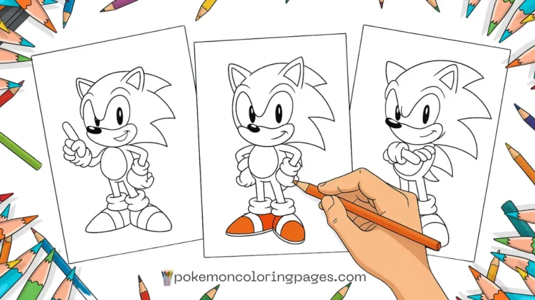 Sonic Coloring Pages Featured Image (1)